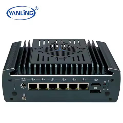 Yanling Nano-N3161-i5-1235U Wireless Industrial Control Robot Visual Firewall Router I5/i7th VPN Sup
