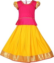 Thana Silk Girls Pavadai Set (D60) - Lehenga Choli (Prince Size Chart)
