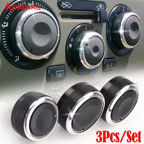 Car AC Heater Climate Control Switch Knobs For Nissan Cube Micra March NV150 AD Van Mitsubishi Lance