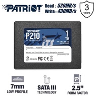 Patriot SSD P210 2.5" SATA III SSD (128GB / 256GB / 512GB / 1TB APACER SSD ADATA SSD KINGSTON SSD PN