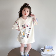 BAJU ANAK PEREMPUAN DRESS ATASAN LENGAN PENDEK NICEDAY MICKEY BOHEMIAN