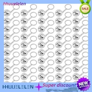 [hhuuelelen]50Pcs Mini Disco Ball Keychain, Mirror Disco Ball Bulk Keyring Party Favors for 70s 80s 