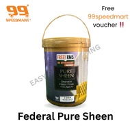 Federal Paints – Pure Sheen 1001 Brilliant White (5 Liters)