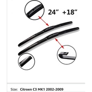 <Ready Stock>Citroen C2 C3-Xr C3L C4 C4L C5 C6 Elysee Zx Xara C -Triomphe Wiper Blade High Grade