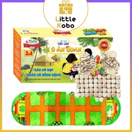 [Sato] 2 in 1 Mandarin O Quan Chess Set Safe and Durable Plastic O Quan Set Folk Games Children's In