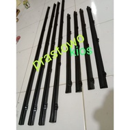 Glass seam rubber weather strip kijang kapsul new set