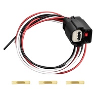 3 Pin Park Assist Aid Sensor Crankshaft Sensor Connector Wiring Harnes with Pigtail Plug AU2Z14S411A