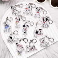 Potdemiel | 1/12Pcs Disney 101 Dalmatians Acrylic Keychain Bag Charms Accessories Cute Backpack Funn