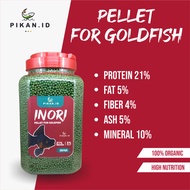 Pelet Pakan ikan Mas koki dengan kualitas terbaik - Inori Big 2 mm