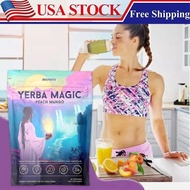 Yerba Magic Yerba Mate Instant Tea Powder - Peach Mango Flavor - 30 Servings