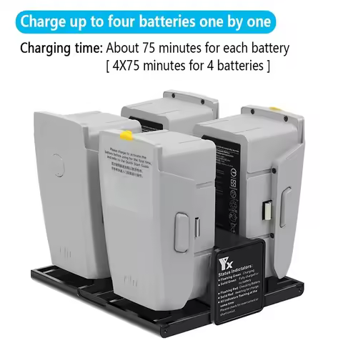 4-in-1 Port Charger Battery Hub Butler Charging Pad for DJI Mavic Air 2/ Mavic Air 2S Drone Accessor