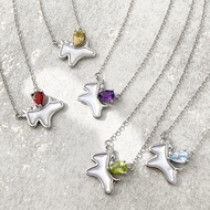 Yes✨S925 sterling silver necklace Cute unicorn necklace Natural crystal necklace Non-fading necklace