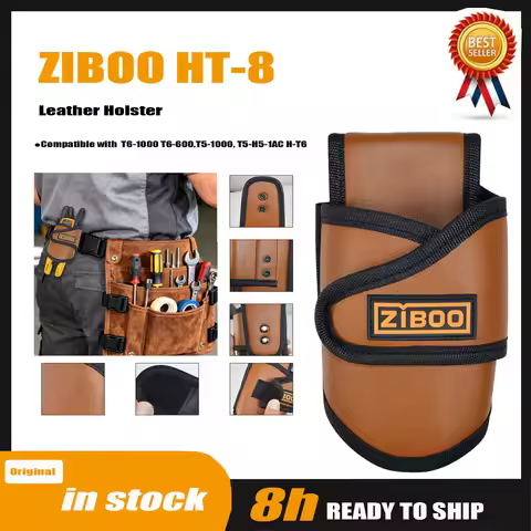 ZIBOO HT-8 Leather Holster Compatible with T6-1000 T6-600,T5-1000, T5-H5-1AC H-T6