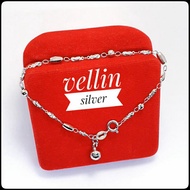 925 Silver Women's Bracelet with White Gold Plating - Original 925 Silver Bracelet Jewelry