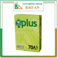 Giấy In IK Plus A3 - ĐL 70gsm 500 Tờ/1 tập xuất xứ Indonesia