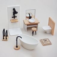 Miniature Bedroom Furniture Set 1:12 Scale