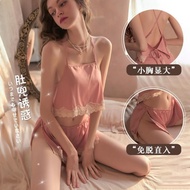现货❤️free size 夏天性感睡衣裤 纯欲风睡衣套装