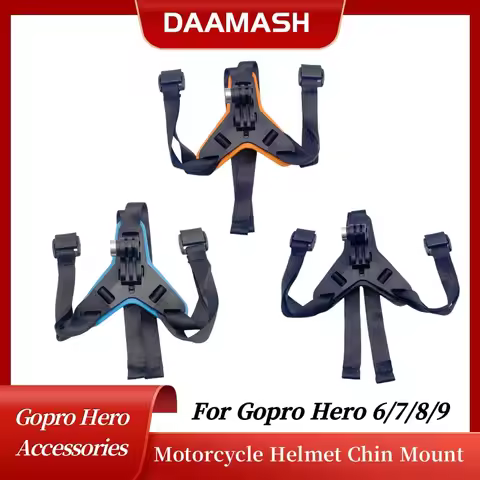 Action Sports Camera Accessories Motorcycle Helmet Chin Mount Strap Stander Phone Holder for Gopro H