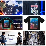 🐧Premium Bandai STRICT-G Dickies『機動戦士ガンダム』WORK PANTS 地球連邦軍 / 自護軍 工作褲, Dickies『機動戦士ガンダム』Tee, 機動戰士高達 哈