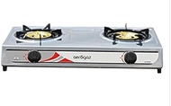 Aerogaz AZ-983SF Double Burner Table Top Gas Stove, Silver