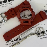 G-Sh0ck DW-6900 / DW6900 watchband and Bezel watch Strap