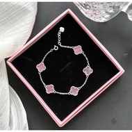 YURISLIVER 4-leaf clover bracelet with beautiful silver design