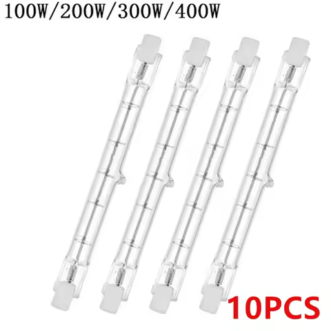 New 5/10PCS R7S J118 100W 200W 300W 400W Replace Halogen Light Tube LED Glass Tube COB Light Bulb Hi