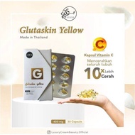 READY / KF SKIN GLUTASKIN YELLOW / suplemen pencerah badan / mencerahkan seluruh badan / menutrisi d