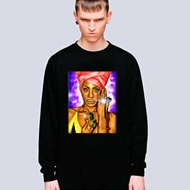 Erykah Badu Long Sleeve T-Shirt Casual 100% Cotton Combed 30s