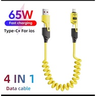 4 in 1 fast charging cable [1.5M] Usb Type C cable for Usb C charging cable