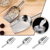 Steel Ice Scoop Thickened Stainless Steel Ice Shovel Shovel Food Multi-purpose Shovel Flour Tea H5h2