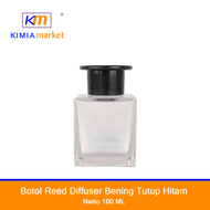 Botol Diffuser parfum Kaca Ukuran 100ml bonus Reed Diffuser