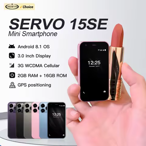 SERVO 15SE Android Mini Smartphone 3G WCDMA 2GB+16GB Play Store WhatsAPP WiFi Dual SIM Unlocked 3.0"