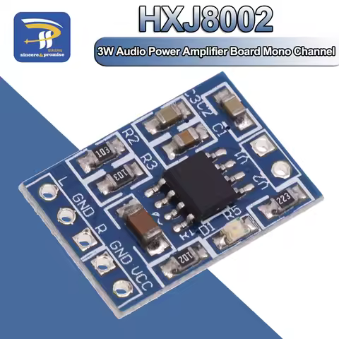 1/5/10PCS Super Mini HXJ8002 Audio Power Amplifier Board Mono Channel Voice low noise Amplifiers Mod