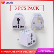 Universal 3-Pin Travel Adapter: UK Singapore China Malaysia - Converter for UK/SG Power Sockets