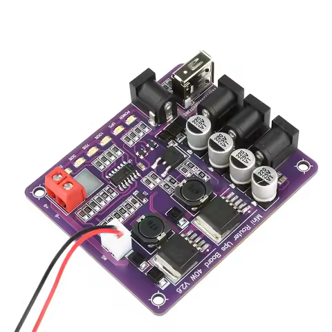 Mini Router UPS Board 40W Battery Charging Board 5V 9V 12V Output Uninterruptible Power Supply Board