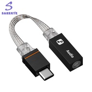 D2 USB Headphone Amplifier CX31993 Aluminum USB-C to 3.5mm Adapter Support MIC Input CX31993 Chip