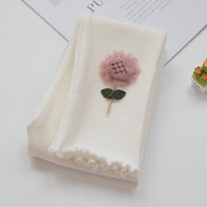 Gấu lãnh đạo bé gái xà cạp mùa thu hướng dương quần dài cho quần áo trẻ em mặc giản dị màu trơn bông