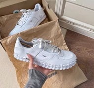 Jacquemus x Nike J Force 1 Low Sport Low-top Casual Shoes, White