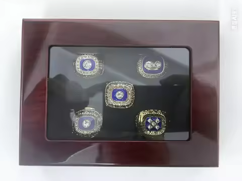 5-piece rugby championship ring set, commemorative rings for rugby champions in 1971/1972/1973/1982/