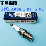 Bosch Double Platinum Spark Plug Adapt to 2nd Generation EA888 1.8T 2.0T Magotan Tiguan Audi A4A6L N