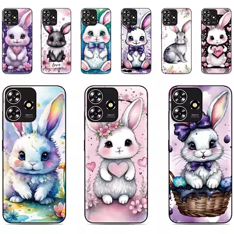 Rabbit Love Soft Case For Doogee B10 Note 56X 56 59 58 N55 Plus N60 Pro Nothing CMF Phone 1 2 2a One