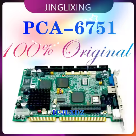 1pcs/lot New Original PCA-6751 B202-1 ISA Industrial PC Mainboard Half-Size CPU Card PICMG1.0 With C