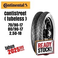 Tahun Baru Continental contisreet 2.50-18 2.50 18 70/90 17 80/90 70 80 90 250-18 tubeless ORIGINAL R