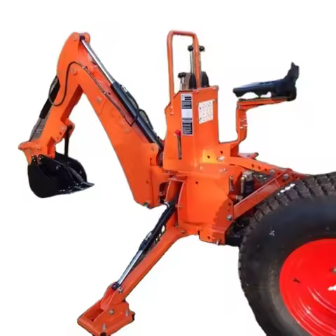 Tractor Bracket 3 Point Mini Backhoe Attachment LW-6 Towing Backhoe