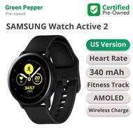 Original SAMSUNG Smart Watch Galaxy Watch Active 2 Smart Watch 44mm US Version GPS Bluetooth Advanced Health Monitoring Fitness Tracking Long-Lasting Battery Gear S2  Smart Watches