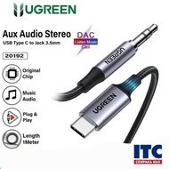 UGREEN USB Type C Male To 3.5mm Jack Male Audio DAC Chip Cable Original Warranty 20192