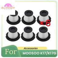 6 PCS HEPA Filter for  K17/K17G Sweeper Accessories Cleaner Parts Replacement