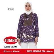 blouse batik jumbo atasan batik wanita jumbo baju batik wanita 001