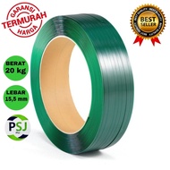 HIJAU Green PET Strapping Band Strap || Weight 20 Kg || Width 15.5 Millimeter || Factory Direct Pric